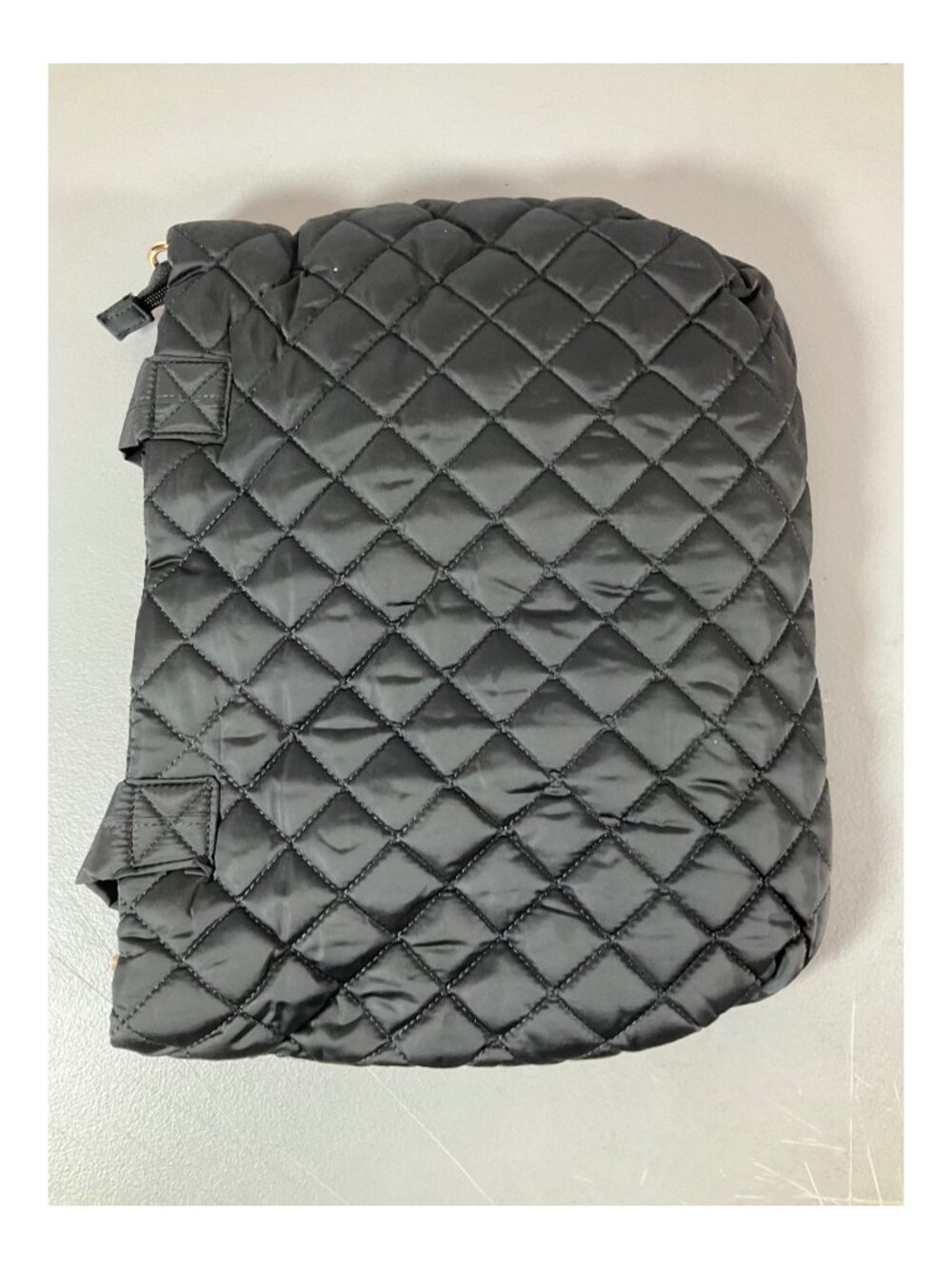 ahdorned Amy Stran Quilted Nylon Tote - Black with Accessories, Women's Stylish
